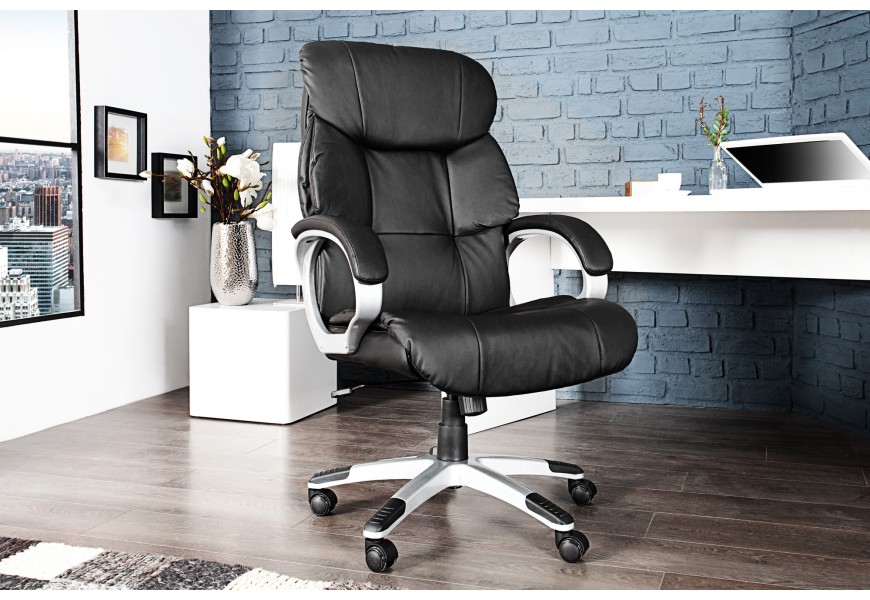 Luxusná kancelárska stolička Strong XXL čierna