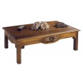 Luxusný konferenčný stolík Nuevas formas v rustikálnom štýle z dreva