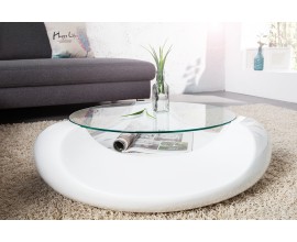 Luxusný konferenčný stolík Floe biely