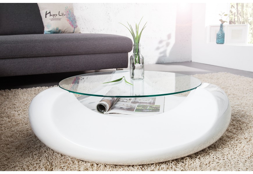 Luxusn&yacute; konferenčn&yacute; stol&iacute;k Floe biely