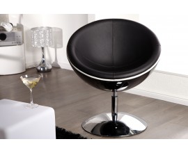 Dizajnové moderné kreslo Galaxy čierne