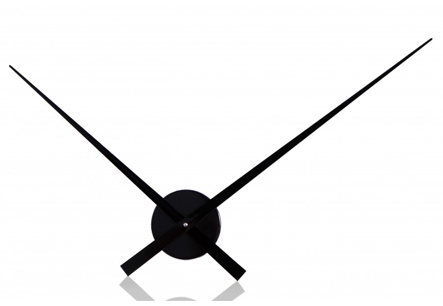 Moderné hodiny Little Big Time Ø 80cm čierna