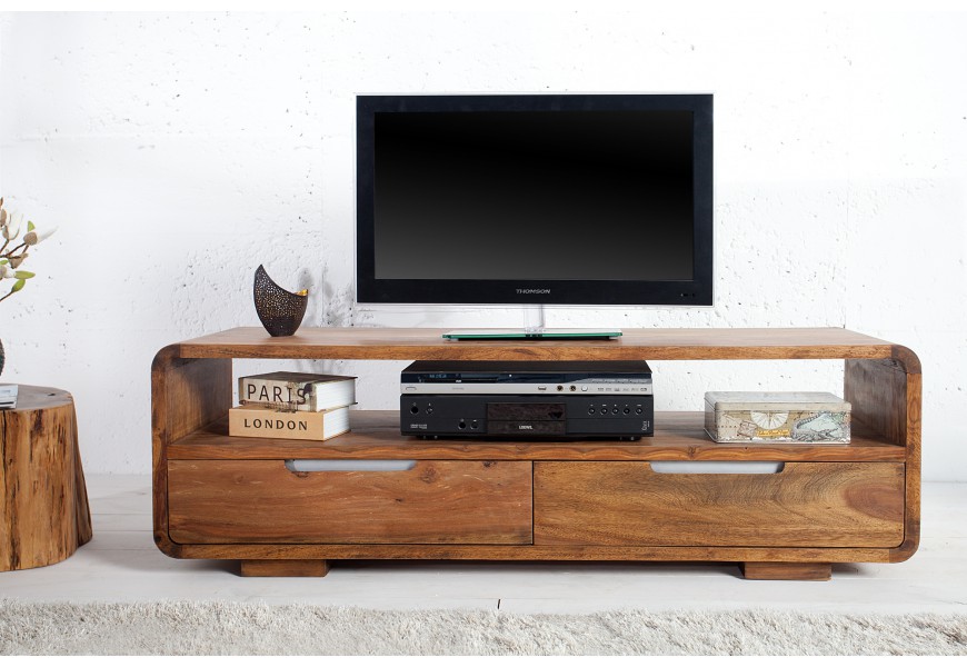 Masívny TV stolík v jednoduchom a modernom prevedení