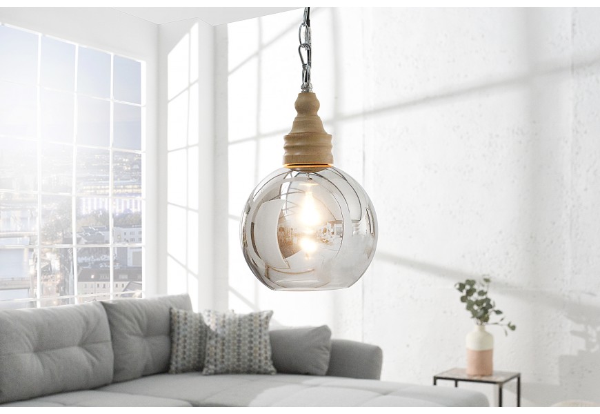 Dizajnové jedinečné závesné svietidlo Bola 65cm