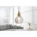 Dizajnové jedinečné závesné svietidlo Bola 65cm