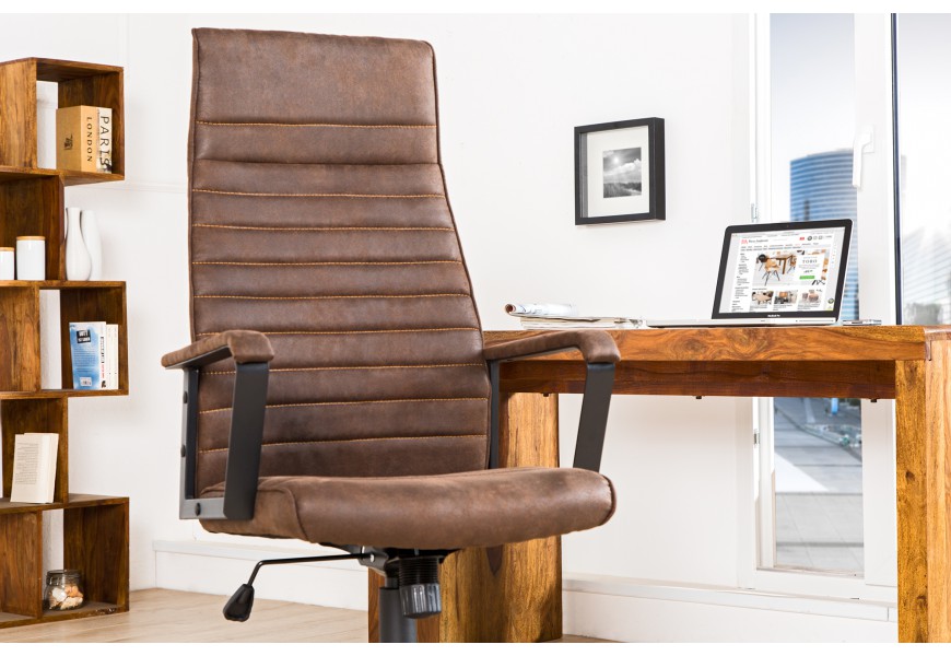 Kancel&aacute;rska stolička Lazio high hned&aacute; vintage