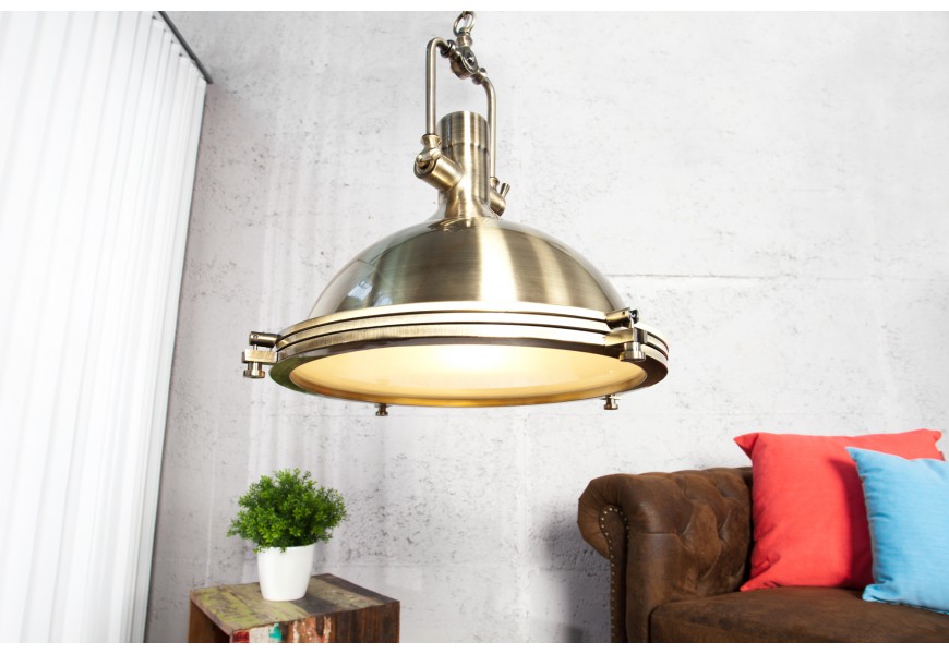Exkluz&iacute;vn&eacute; z&aacute;vesn&eacute; svietidlo Industrial bronzov&eacute;
