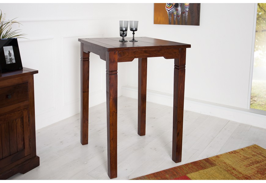 Jedinečný luxusný barový stolík Havana z masívu