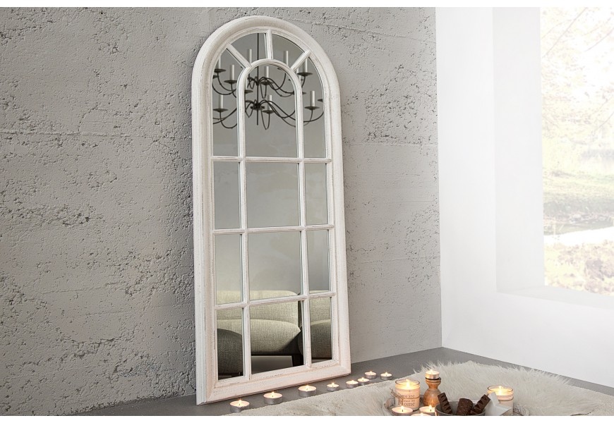 Dizajnové exkluzívne nástenné zrkadlo Castillo 140cm sivá
