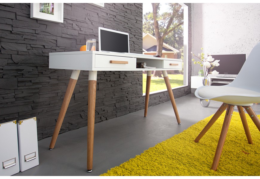 Dizajnový retro písací stôl Scandinavia 