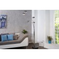 Dizajnová moderná stojaca lampa Five Lights chrómová