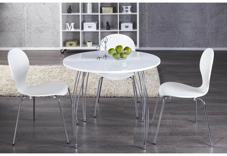Štýlový moderný okrúhly jedálenský stôl Arrondo 