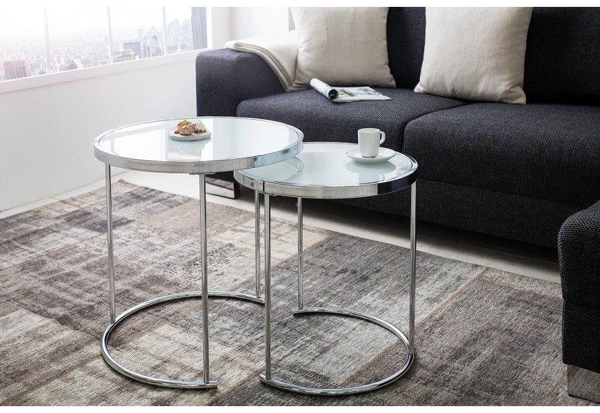 Luxusn&yacute; jedinečn&yacute; set 2  konferenčn&yacute;ch stol&iacute;kov Art Deco 