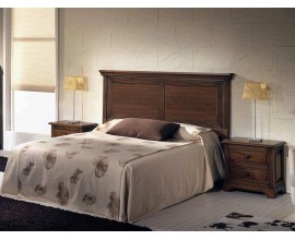 Elegantné luxusné zadné čelo postele Nuevas formas z dreva s vyrezávanými prvkami