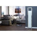 Luxusná dizajnová stojaca lampa Agapune 120 cm biela