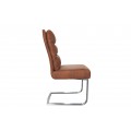 Štýlová komfortná jedálenská stolička Comfort Vintage svetlo hnedá