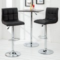 Barová stolička Modena 90-115 cm čierna