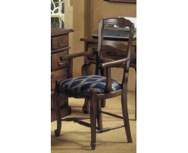 Rustikálna jedálenská stolička Nuevas formas s lakťovými opierkami 102cm