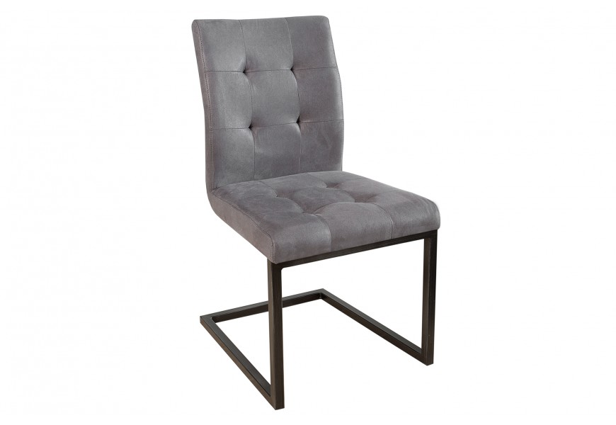 Moderná dizajnová jedálenská stolička Oxford šedá