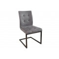 Moderná dizajnová jedálenská stolička Oxford šedá