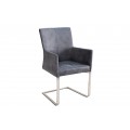 Štýlová moderná stolička Samson sivá