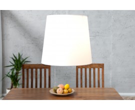 Moderné elegantné závesné svietidlo Sapphire M biele