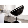 Dizajnové moderné kreslo Galaxy čierne