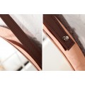 Modern&eacute; elegantn&eacute; n&aacute;stenn&eacute; zrkadlo 45 cm meď