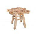 Dizajnov&yacute; origin&aacute;lny konferenčn&yacute; stol&iacute;k Teak 50 cm