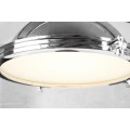Luxusné moderné závesné svietidlo Industrial 45cm strieborné