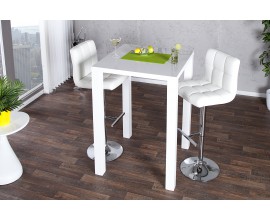 Moderný barový stôl Bianco 80cm biely