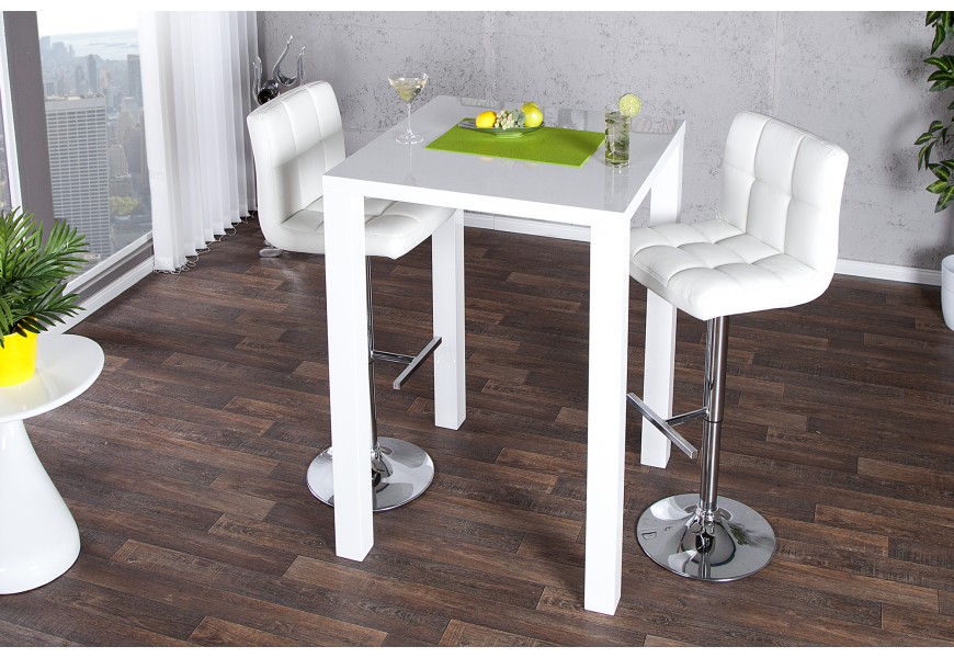 Modern&yacute; barov&yacute; st&ocirc;l Bianco 80cm biely