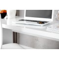 Moderný dizajnový kancelárský stôl Fast Trade biely 140cm