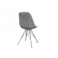Dizajnová stolička Scandinavia retro sivá 