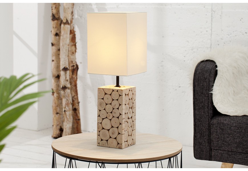 Dizajnov&aacute; lampa Mosaic 45cm biela