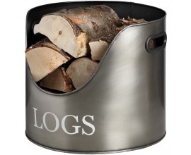 Antický zásobník na drevo ku krbu 