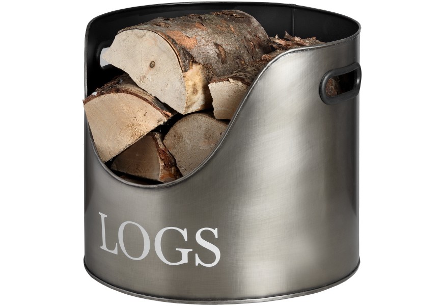 Antick&yacute; z&aacute;sobn&iacute;k na drevo ku krbu 