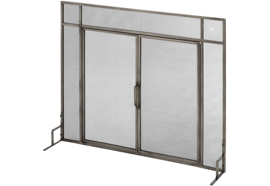 Antick&aacute; kovov&aacute; ochrann&aacute; sieťka pred krb 