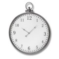 Štýlové strieborné štýlové njástennné hodiny "pocket watch"
