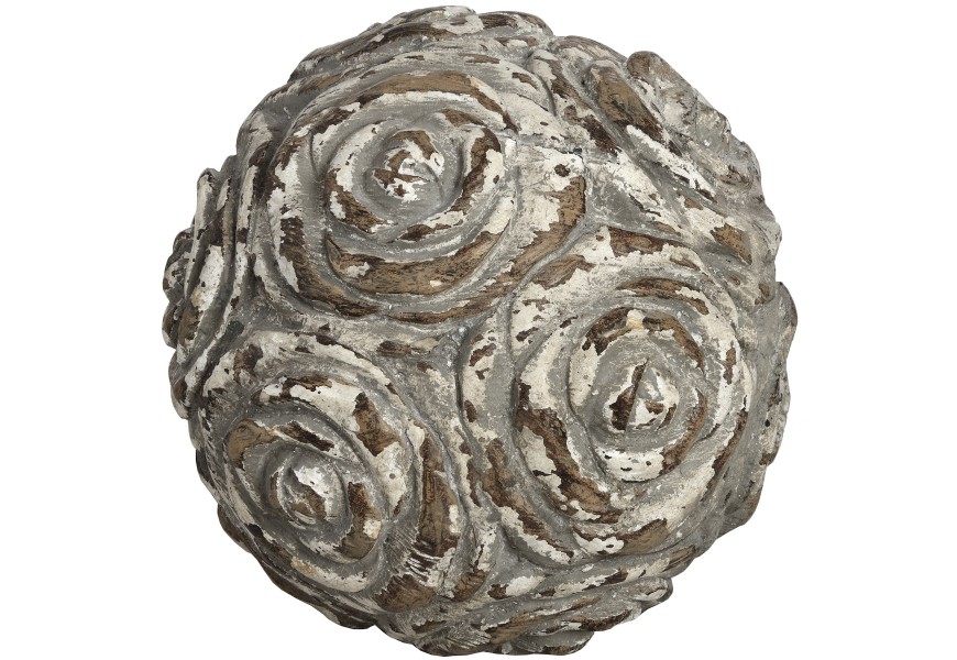 Dekorat&iacute;vna guľa s vzorom ruže