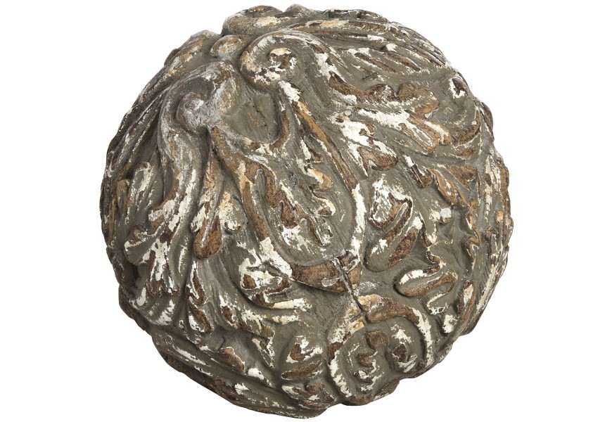 Dekorat&iacute;vna guľa s ornamentom listu