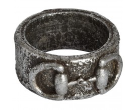 Strieborný kruh na servítky v stredovekom štýle