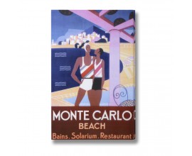 The Beach Post Card Canvas