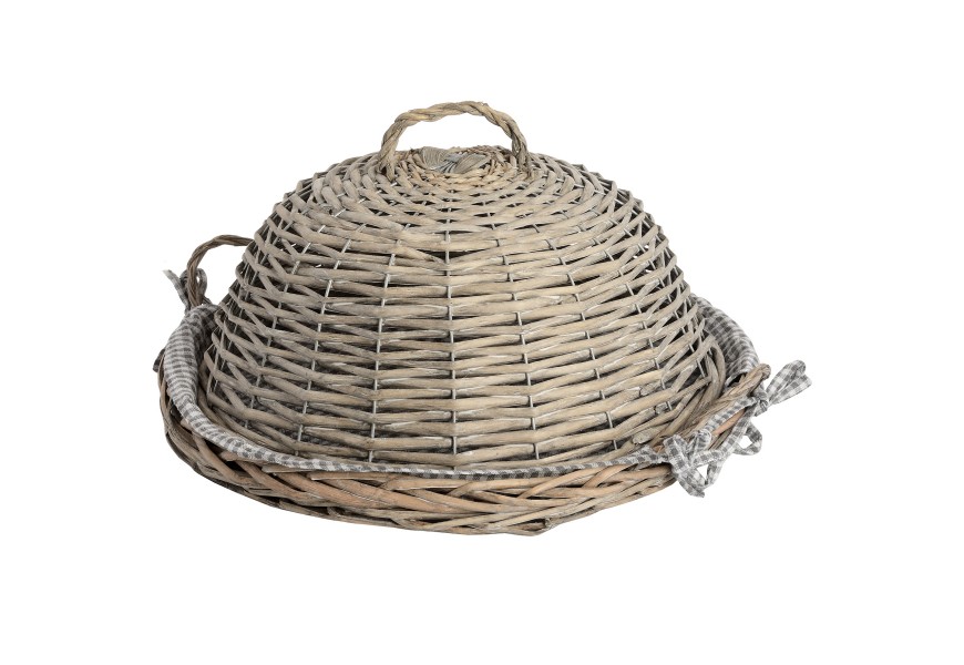 Podnos na tortu z vŕby s pod&scaron;&iacute;vkou 