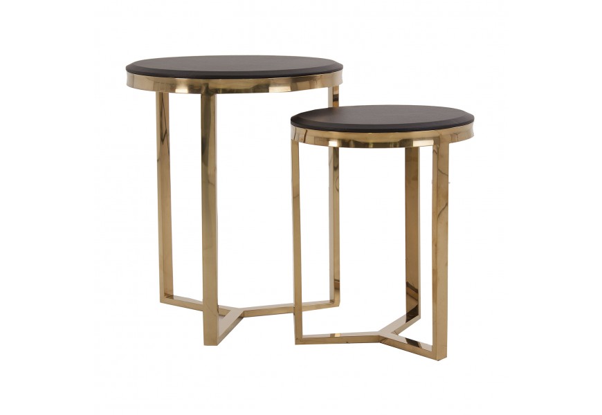 &Scaron;t&yacute;lov&yacute; set dvoch  pr&iacute;ručn&yacute;ch stol&iacute;kov SALZBURGO