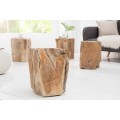 Dizajnový štýlový stolík 45cm drevo (1ks)