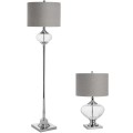 Dizajnová sklenená stolová lampa Verona