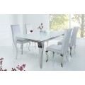 Luxusný jedálenský stôl Modern Barock 180 cm biely