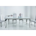 Luxusný jedálenský stôl Modern Barock 180 cm biely