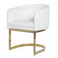 Dizajnová jedálenská stolička v štýle Art-Deco